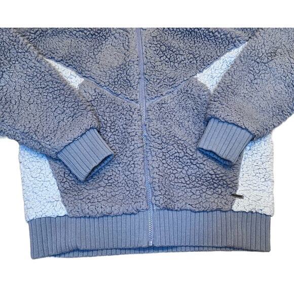 PRANA Permafrost Zip Up Sherpa Fleece Mock Neck Jacket Small ( J-285) - Picture 5 of 8